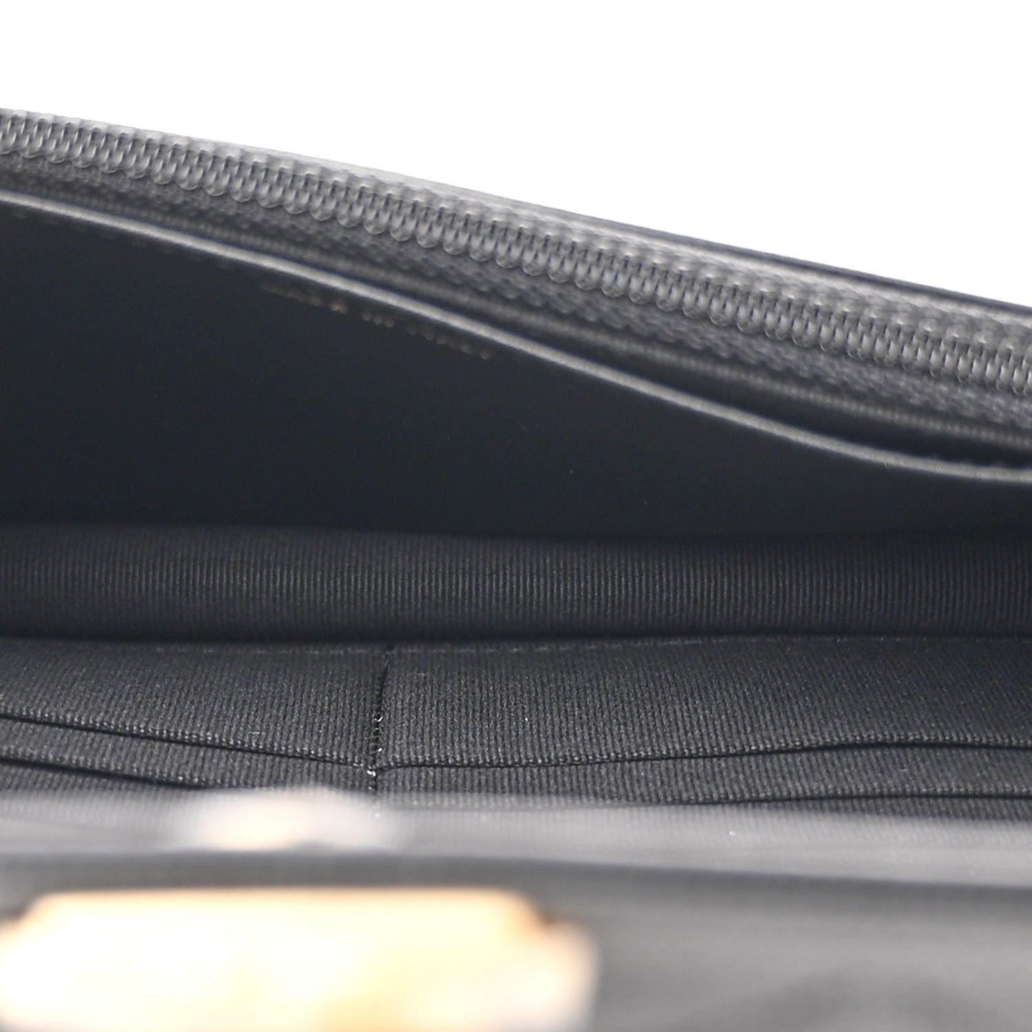 Chanel Caviar Quilted Boy Wallet On Chain WOC Black 5 of 11