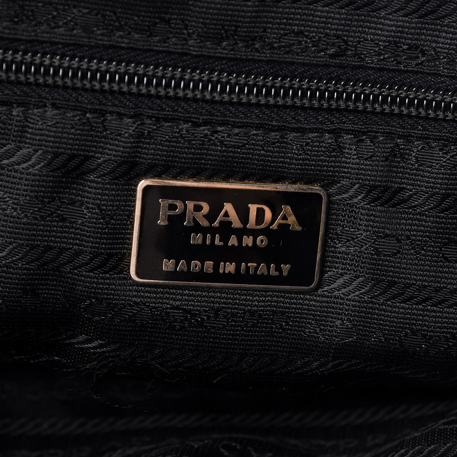 Prada Nylon Tessuto Impuntu Quilted Shoulder Bag Black 6 of 18