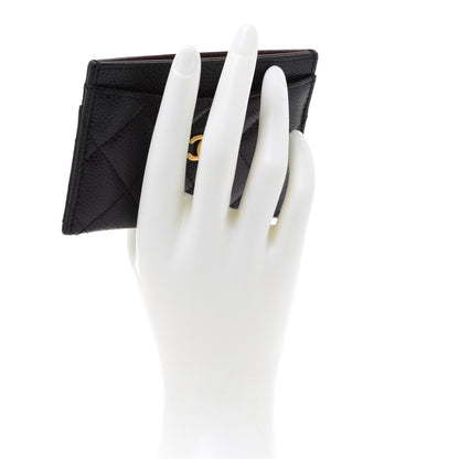 Chanel Caviar Quilted Card Holder Black 2 of 10