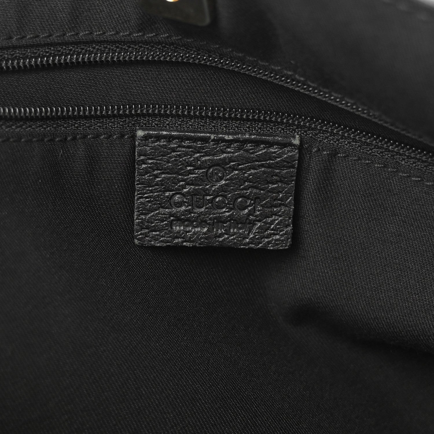 Gucci Monogram Abbey D Ring Tote Black 6 of 13
