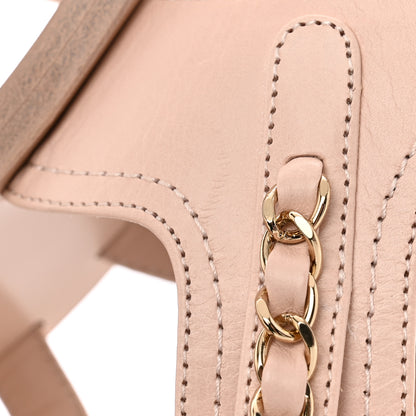 Chanel Calfskin Chain Sandals 35.5 Pink 14 of 15