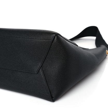 Celine Soft Grained Calfskin Sangle Bucket Bag Black 9 of 9