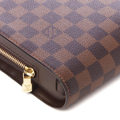 Louis Vuitton Damier Ebene Pochette Saint Louis Clutch 5 of 7
