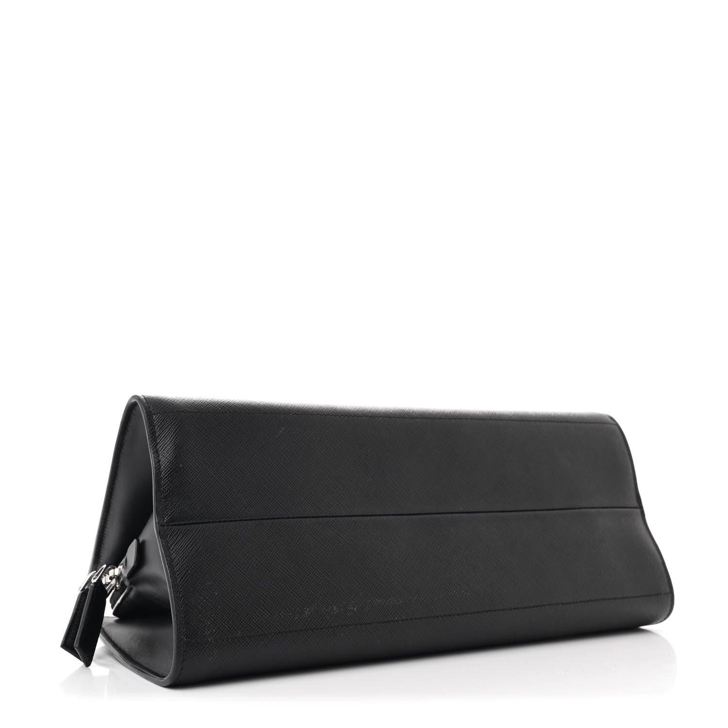 Prada Saffiano Top Handle Bag Black 4 of 15