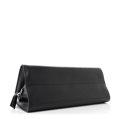 Prada Saffiano Top Handle Bag Black 4 of 15
