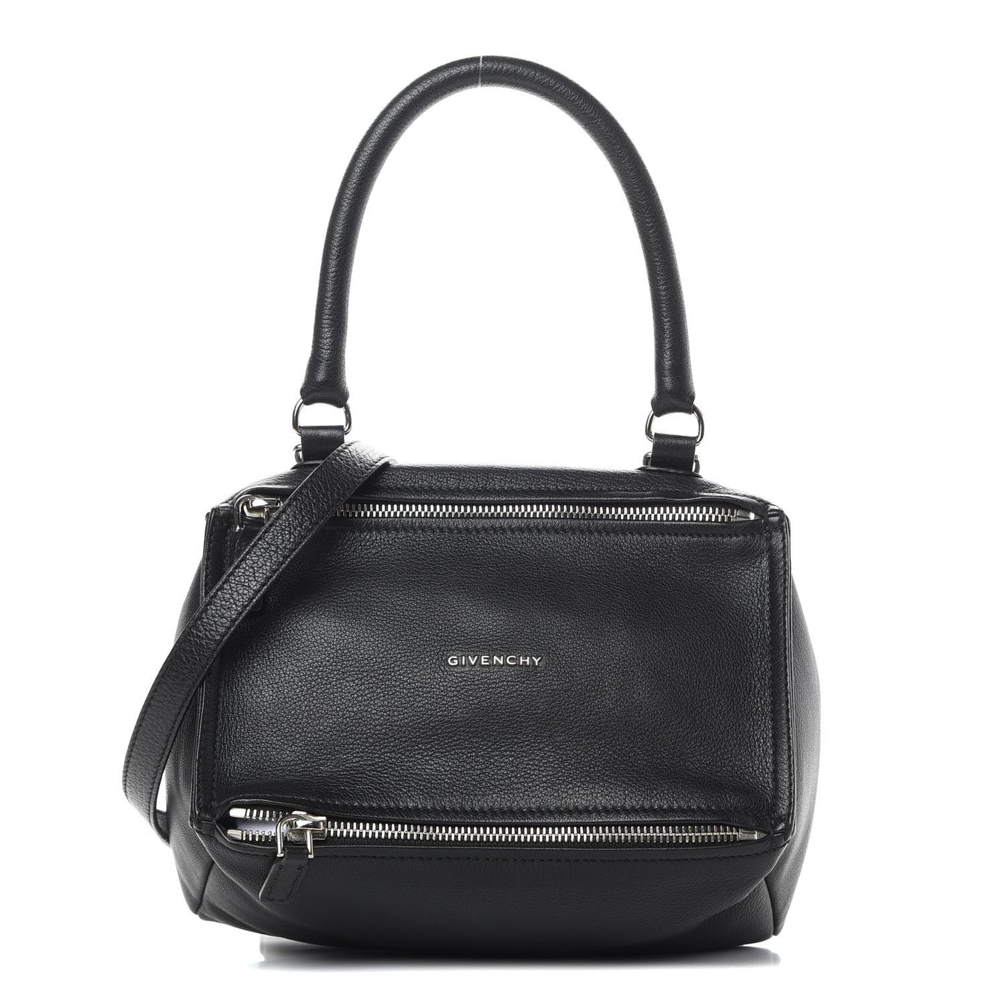 Sugar Goatskin Small Pandora Black