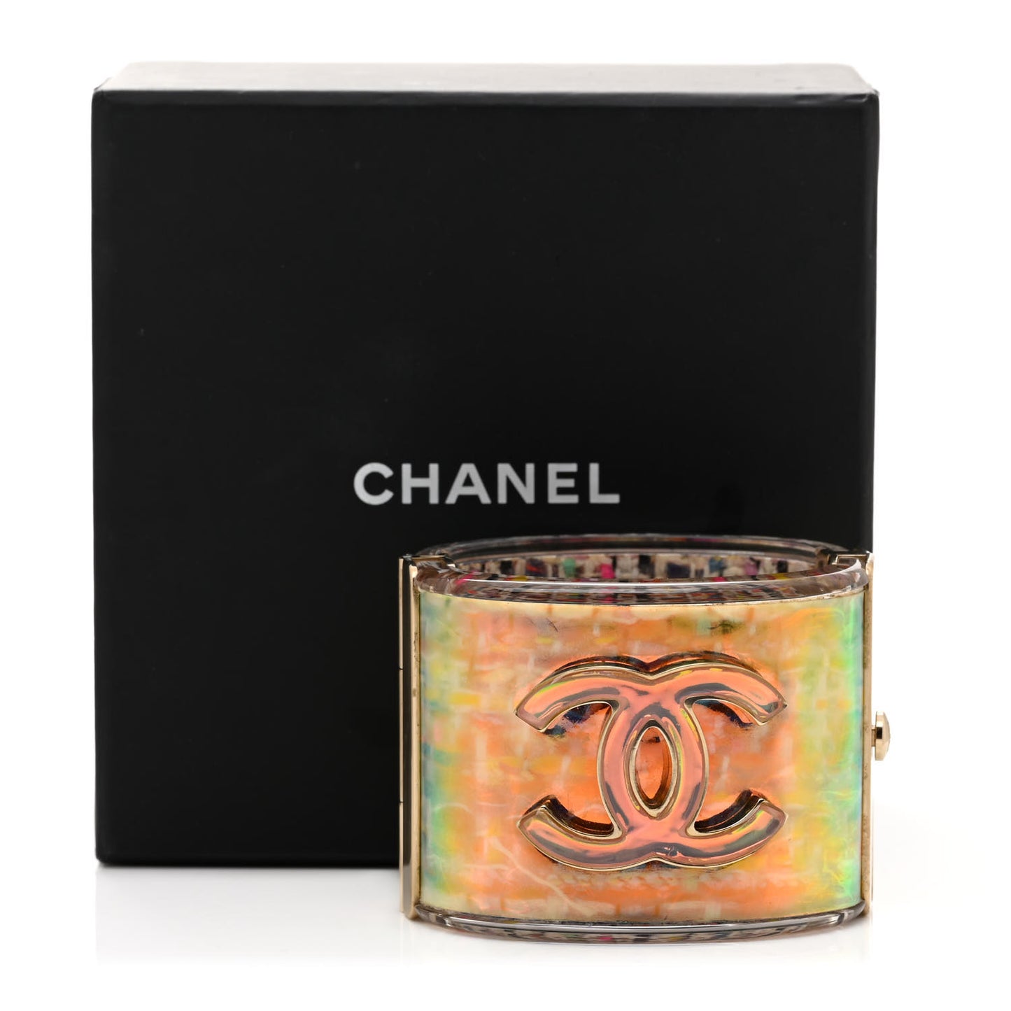 Iridescent Resin Tweed Effect CC Cuff