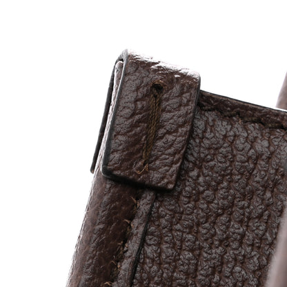 Gucci Monogram Jumbo GG Textured Dollar Calfskin Web Mini Vertical Tote Camel Ebony New Acero Camel Ebony New Acero 11 of 13