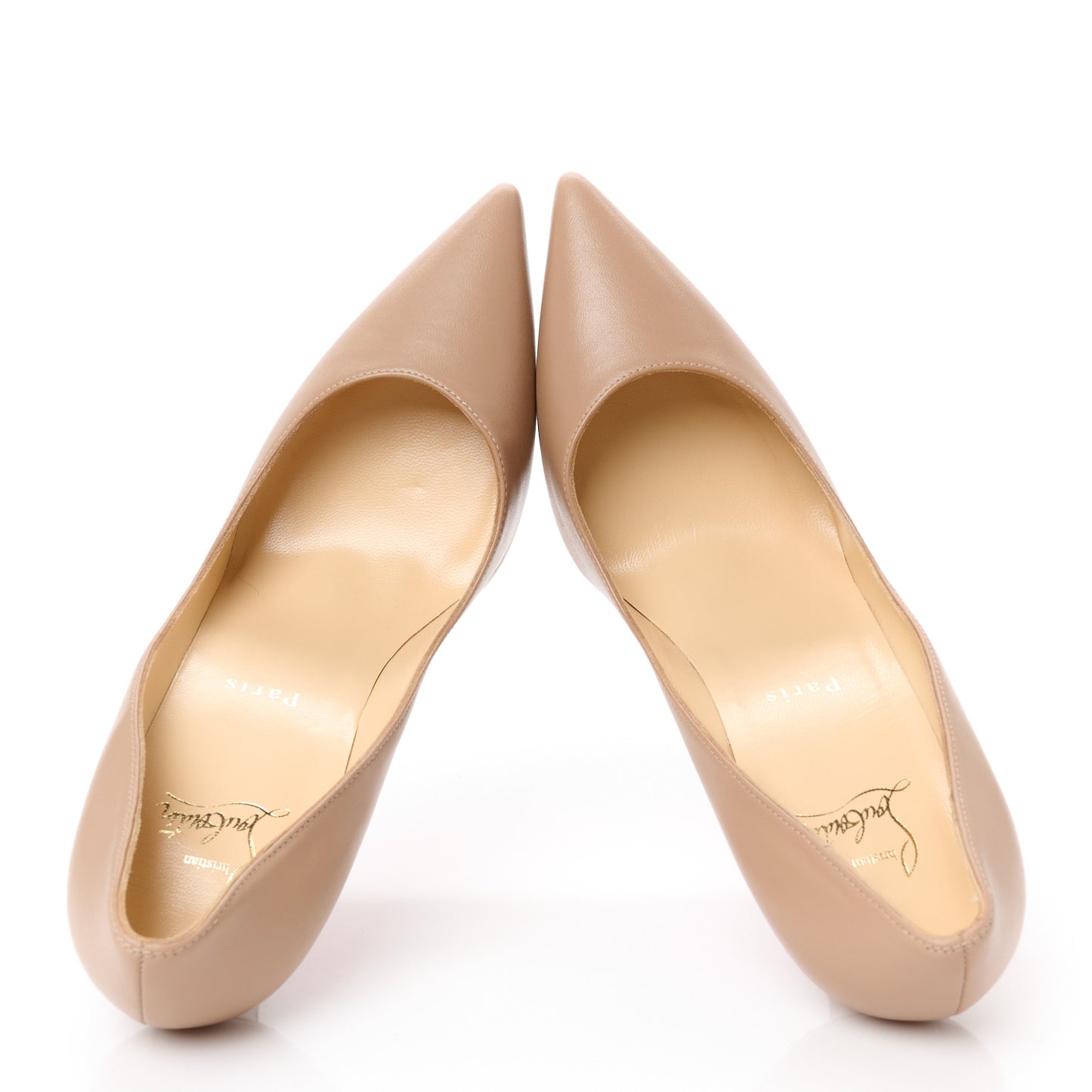 Nappa Apostrophy 100 Pumps 38.5 Nude