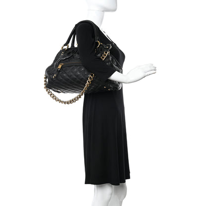 Marc Jacobs Calfskin Quilted Stam Black 2 of 15