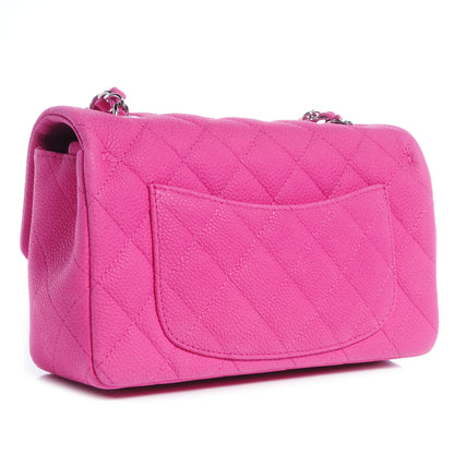 Chanel Iridescent Caviar Quilted Mini Flap Pink 3 of 10