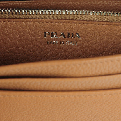 Prada Vitello Phenix Continental Flap Wallet Caramel 7 of 8