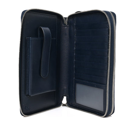 Gucci Microguccissima Zip Around Top Handle Travel Wallet Navy 5 of 9