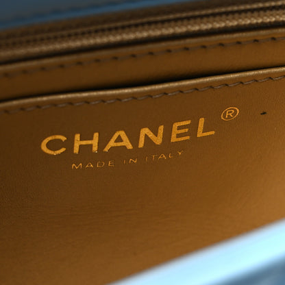 Chanel Lambskin Quilted Mini Rectangular Pearl Crush Flap Light Blue 6 of 11