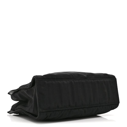 Gucci Nylon Bamboo Handle Bag Black 4 of 12
