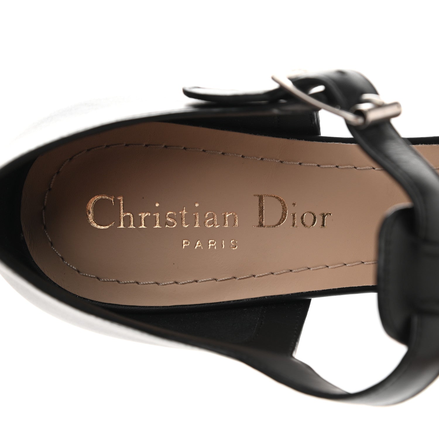 Christian Dior Calfskin Sauvage Pumps 36 Black 7 of 8