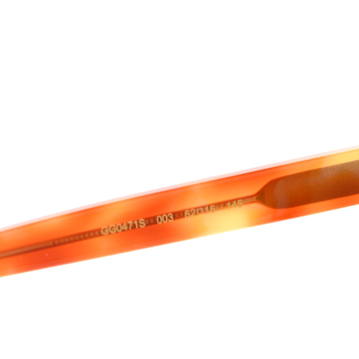 Acetate Oversize Square Frame GG0471S Sunglasses Havana Green