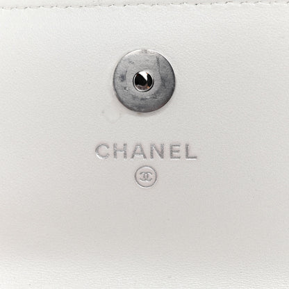 Chanel Calfskin Quilted Maxi Pearls Clutch With Chain White 6 of 12