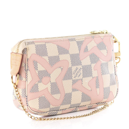 Louis Vuitton Damier Azur Tahitienne Mini Pochette Accessories 2 of 7
