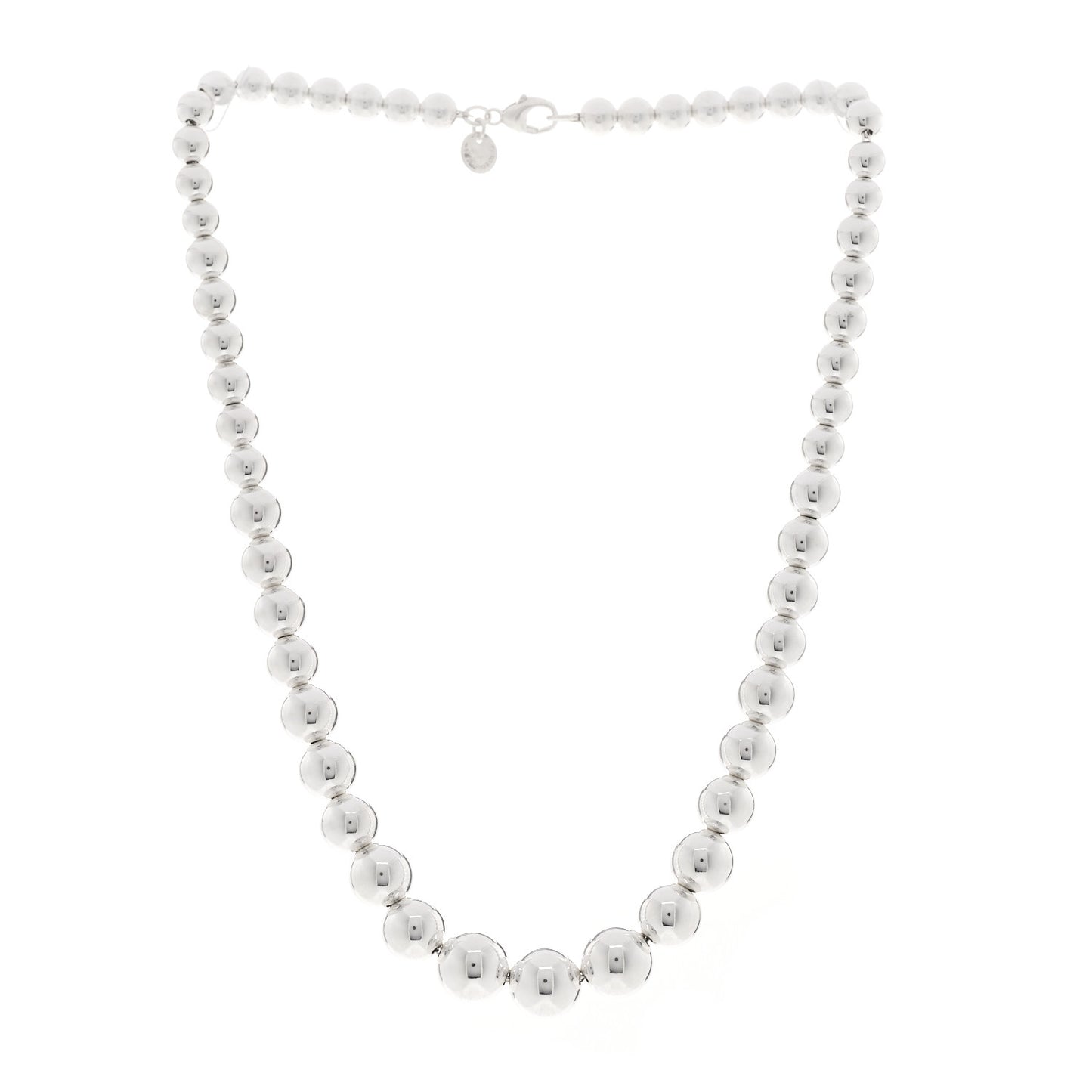 Sterling Silver HardWear Graduated Ball Necklace