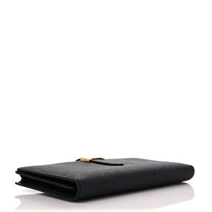 Hermes Epsom Bearn Gusset Wallet Black 4 of 8