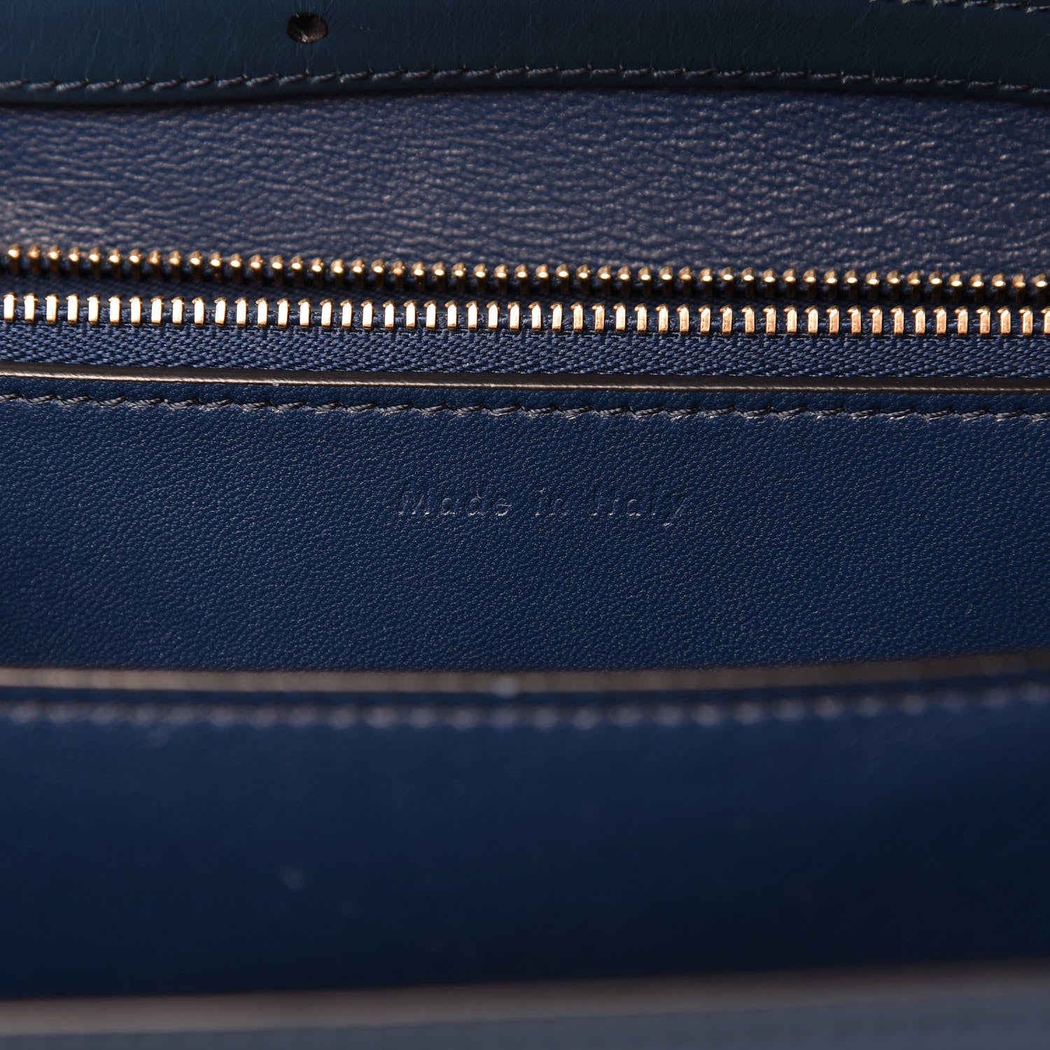 Celine Box Calfskin Medium Classic Box Flap Indigo 9 of 13