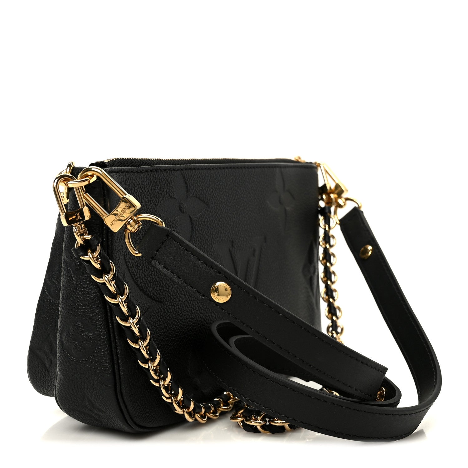 Louis Vuitton Empreinte Monogram Giant Multi Pochette Accessories Black 3 of 11