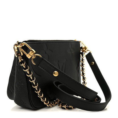 Louis Vuitton Empreinte Monogram Giant Multi Pochette Accessories Black 3 of 11