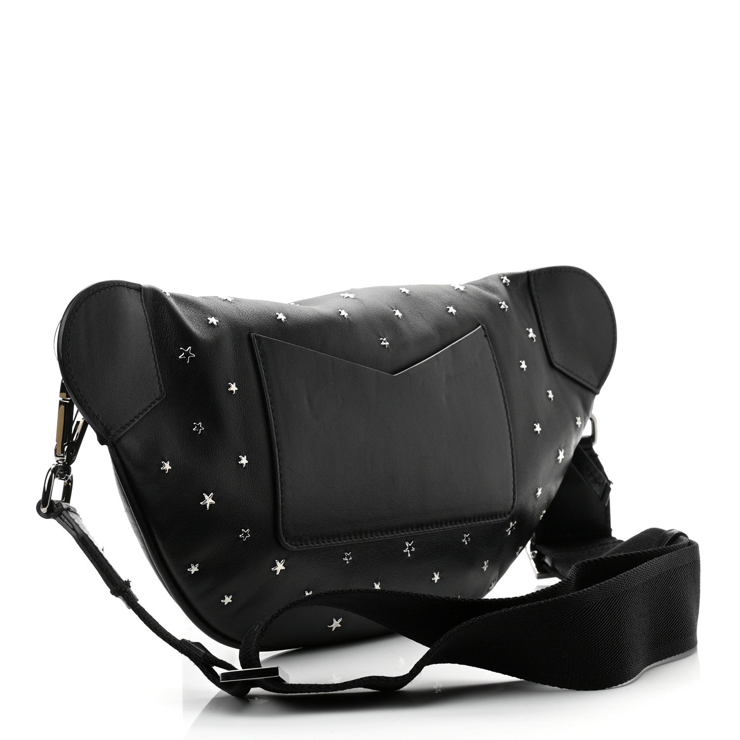Jimmy Choo Calfskin Star Studded Belt Bag Black 3 of 10