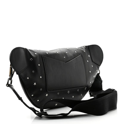 Jimmy Choo Calfskin Star Studded Belt Bag Black 3 of 10