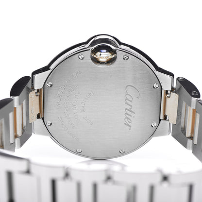 Cartier Stainless Steel 18K Yellow Gold 33mm Ballon Bleu De Automatic Watch 5 of 9