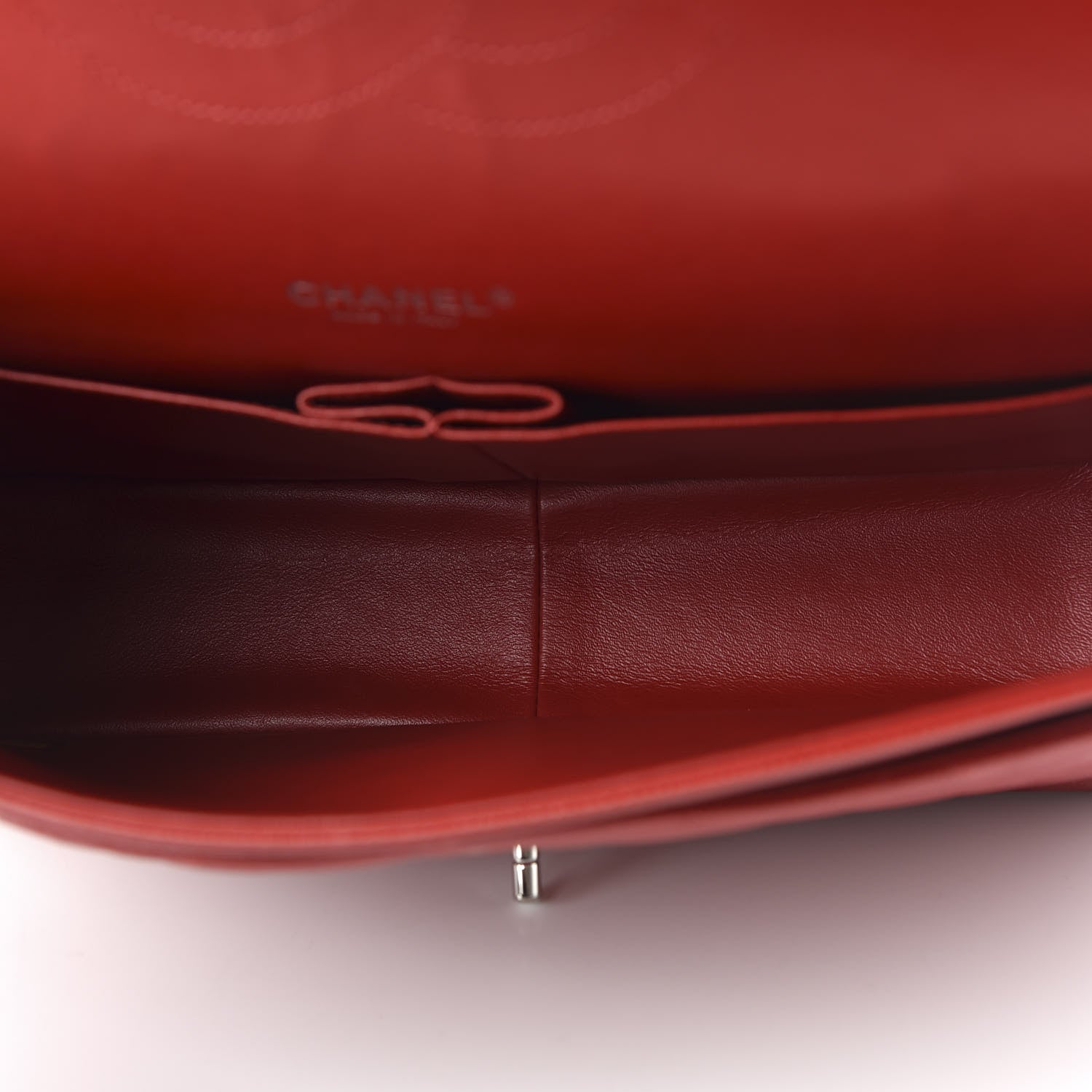 Chanel Caviar Quilted Maxi Double Flap Red 5 of 10