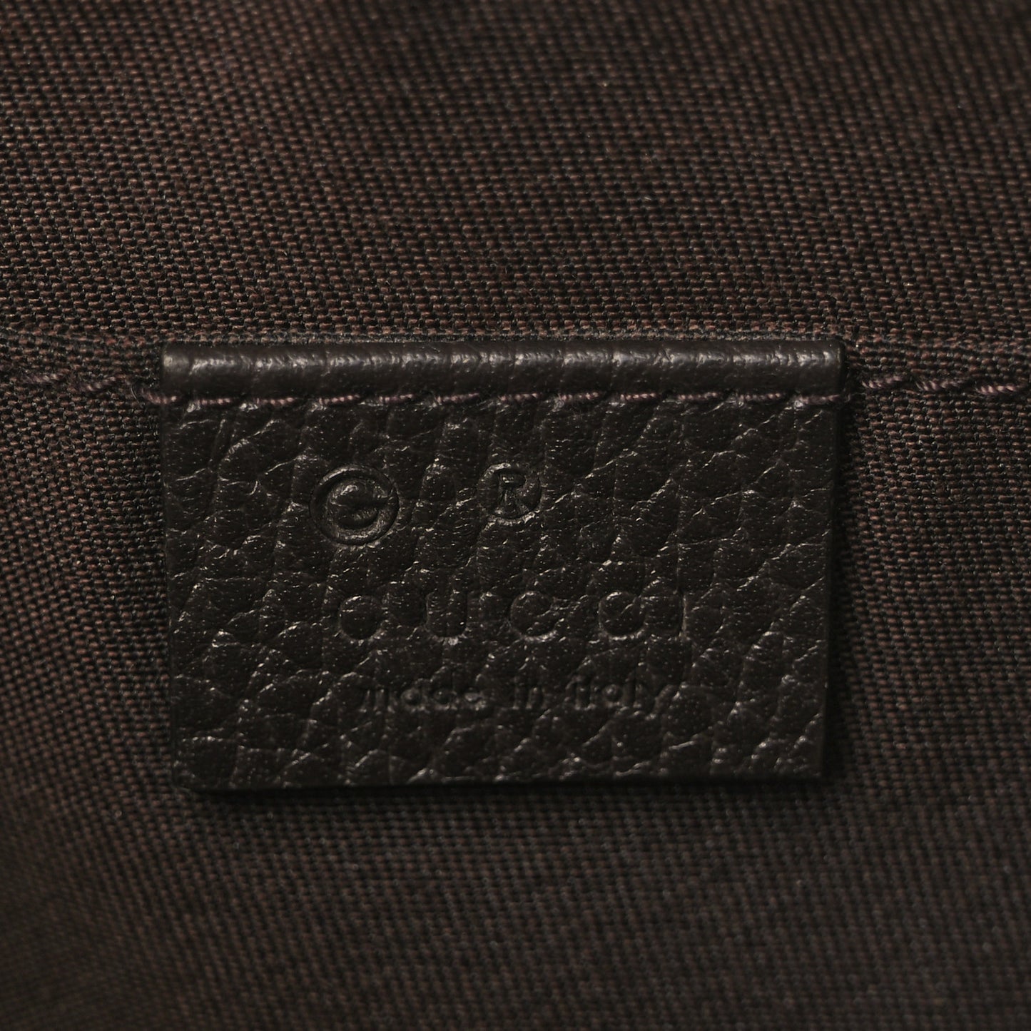 Monogram Belt Bag Dark Brown