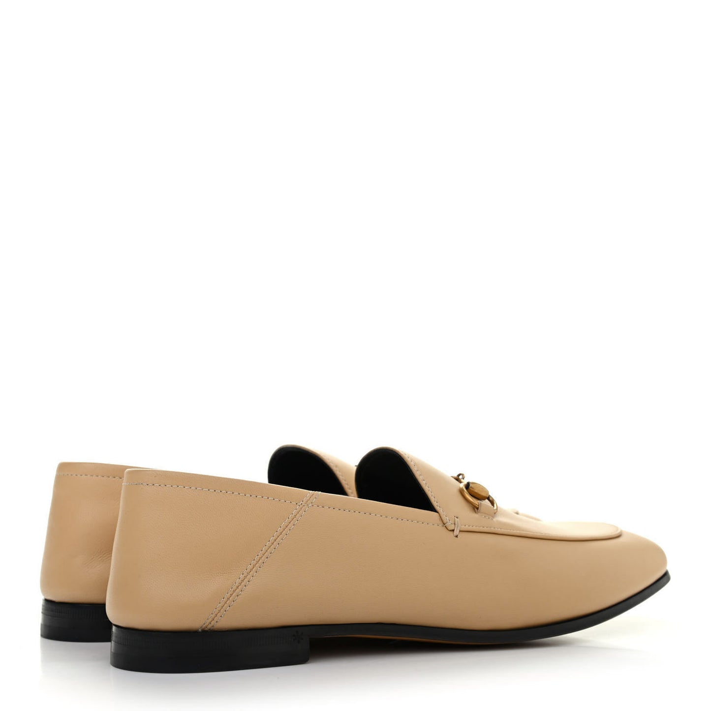 Lambskin Womens Brixton Horsebit Loafers 40 Wheat