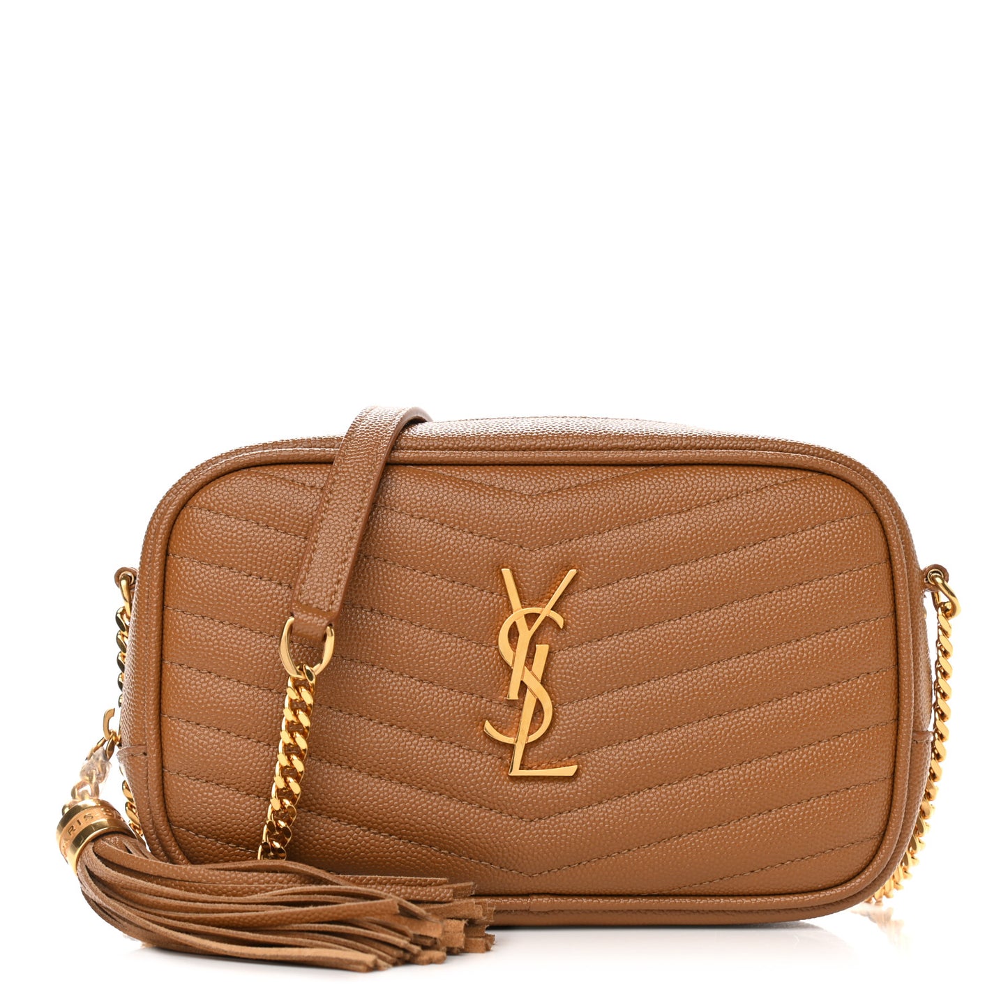 Grain De Poudre Matelasse Monogram Mini Lou Camera Bag Dune