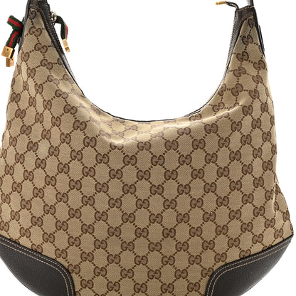 Gucci Monogram Large Princy Hobo Dark Brown 8 of 11