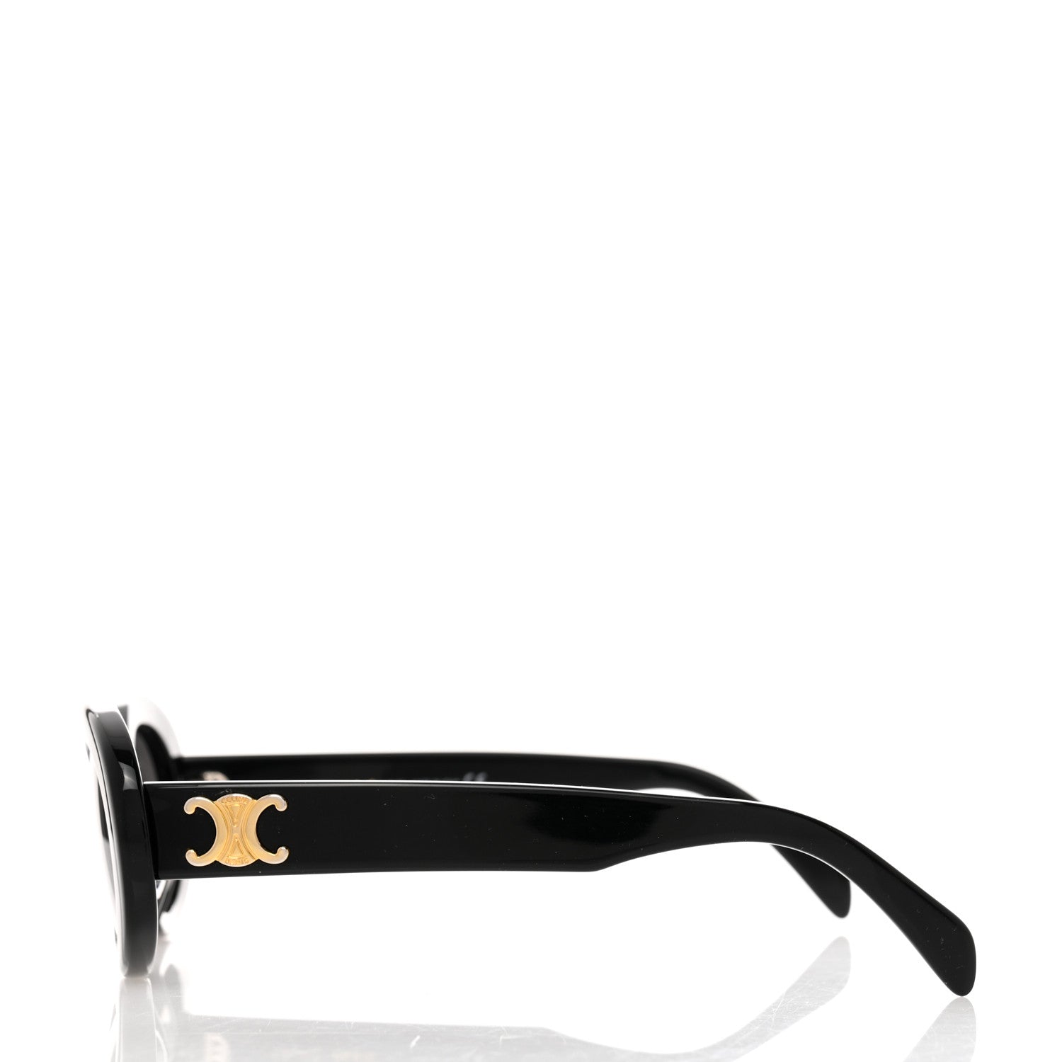 Celine Acetate Triomphe 01 Sunglasses CL 40194U Black 3 of 7