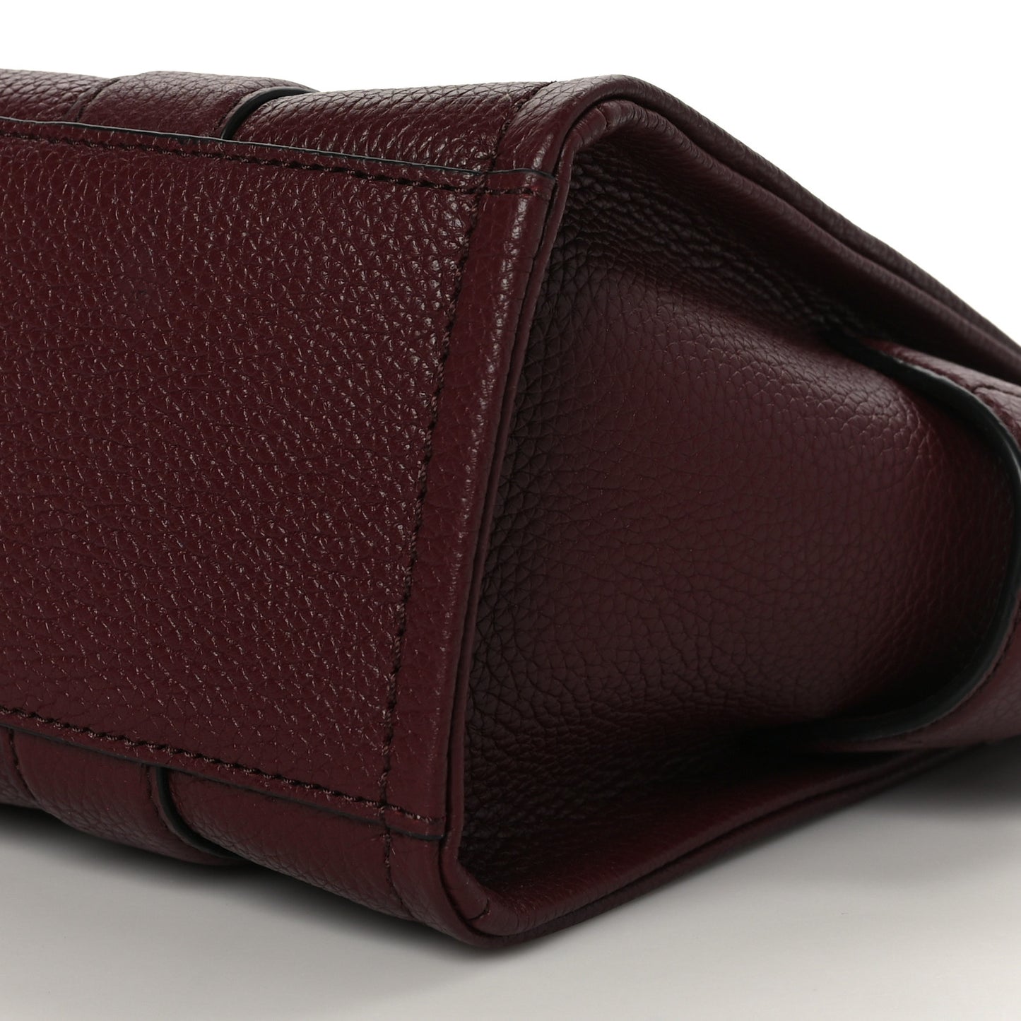 Grained Calfskin Small The Tote Bag Chianti