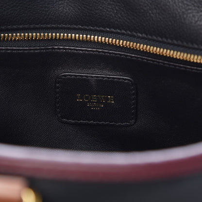 Loewe Calfskin Tri-Color Amazona 28 Bag Black Chestnut 6 of 7
