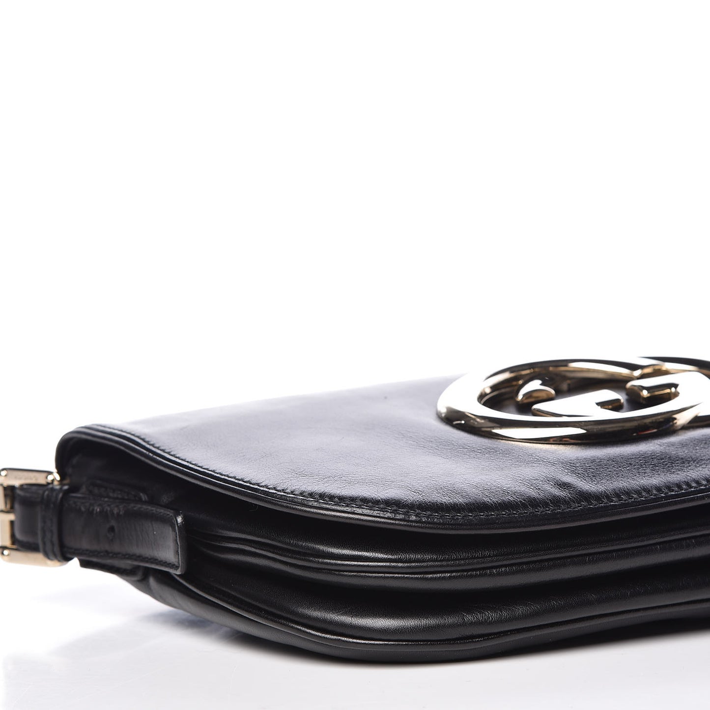 Calfskin Small Britt Shoulder Bag Black