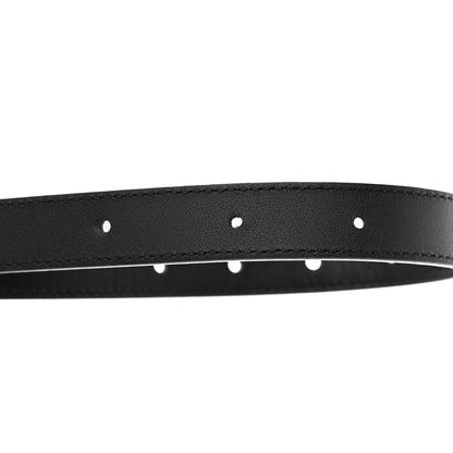 Gucci Moon Calfskin Pearl Double G 20mm Belt 80 32 Black Cream 6 of 6