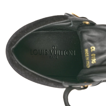 Louis Vuitton Epi Suede Postmark Wedge Sneakers 36 Black 7 of 8