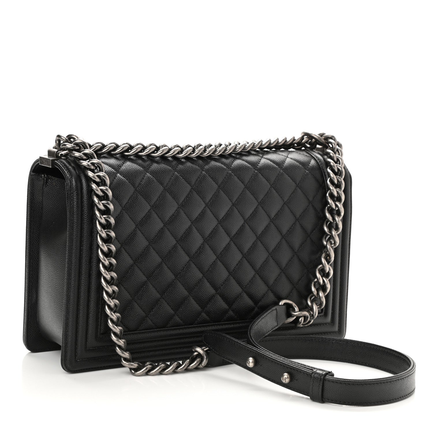 Chanel Caviar Quilted New Medium Boy Flap Black 3 of 11
