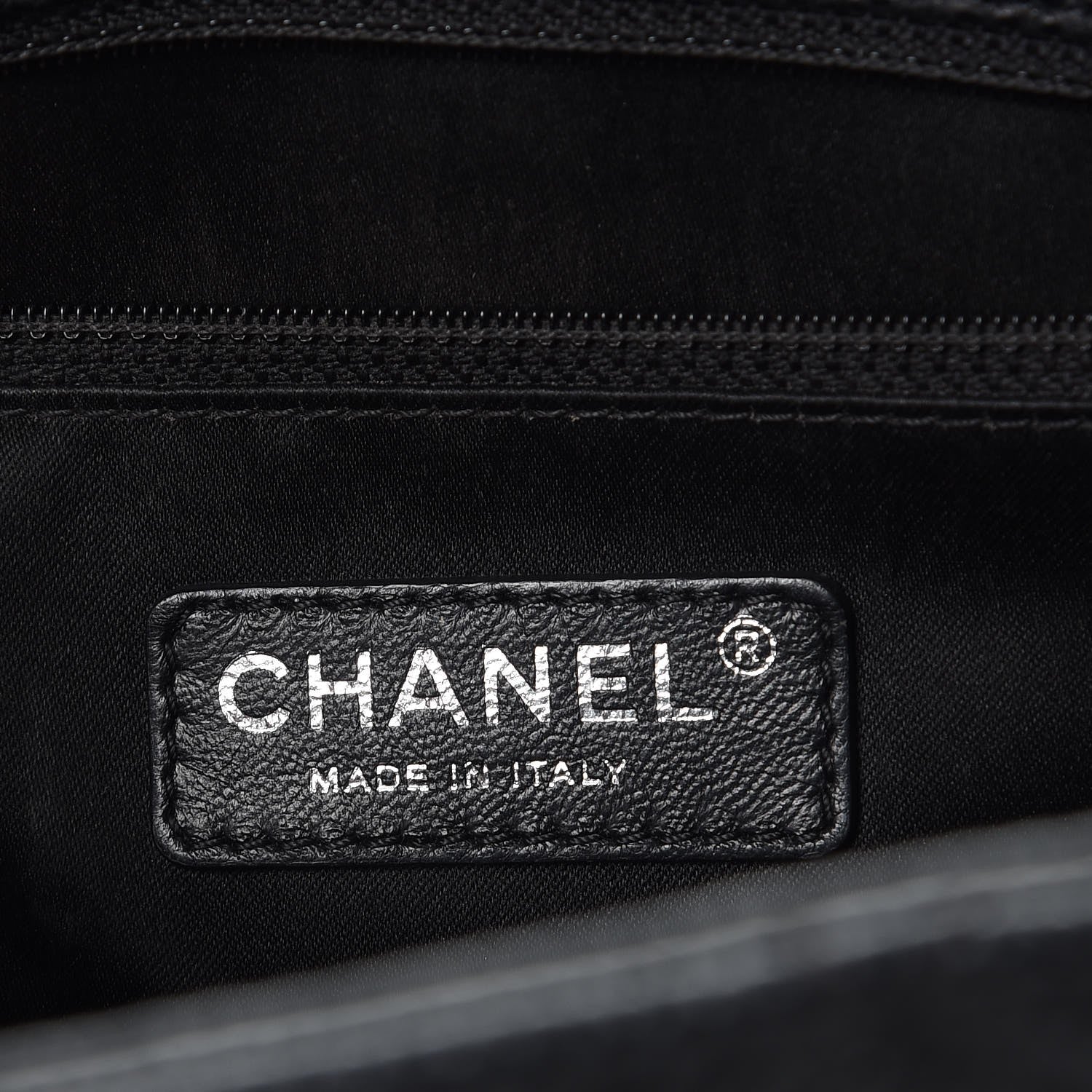 Chanel Caviar Quilted Grand Shopping Tote GST Black 6 of 14