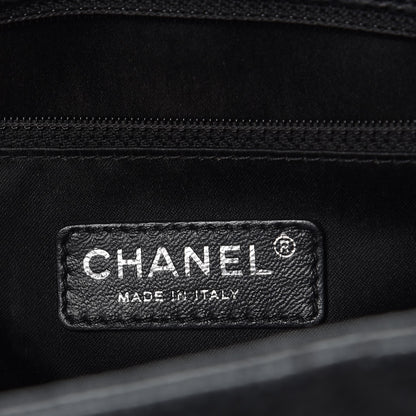 Chanel Caviar Quilted Grand Shopping Tote GST Black 6 of 14