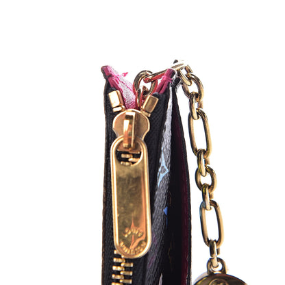 Louis Vuitton Monogram Multicolor Key Pouch Black Grenade 8 of 8