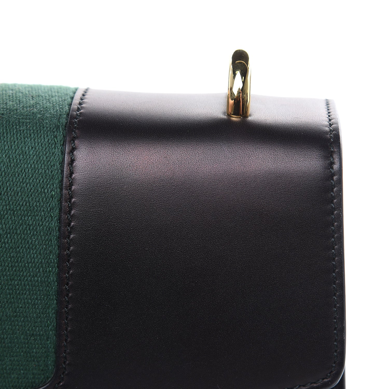 Gucci Calfskin Small Sylvie Shoulder Bag Black 12 of 13