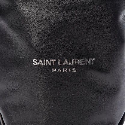 Saint Laurent Lambskin Small Teddy Bucket Bag Black 11 of 11