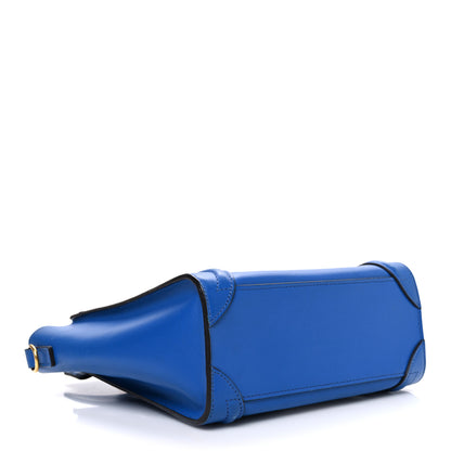 Celine Smooth Calfskin Nano Luggage Royal Blue 4 of 11