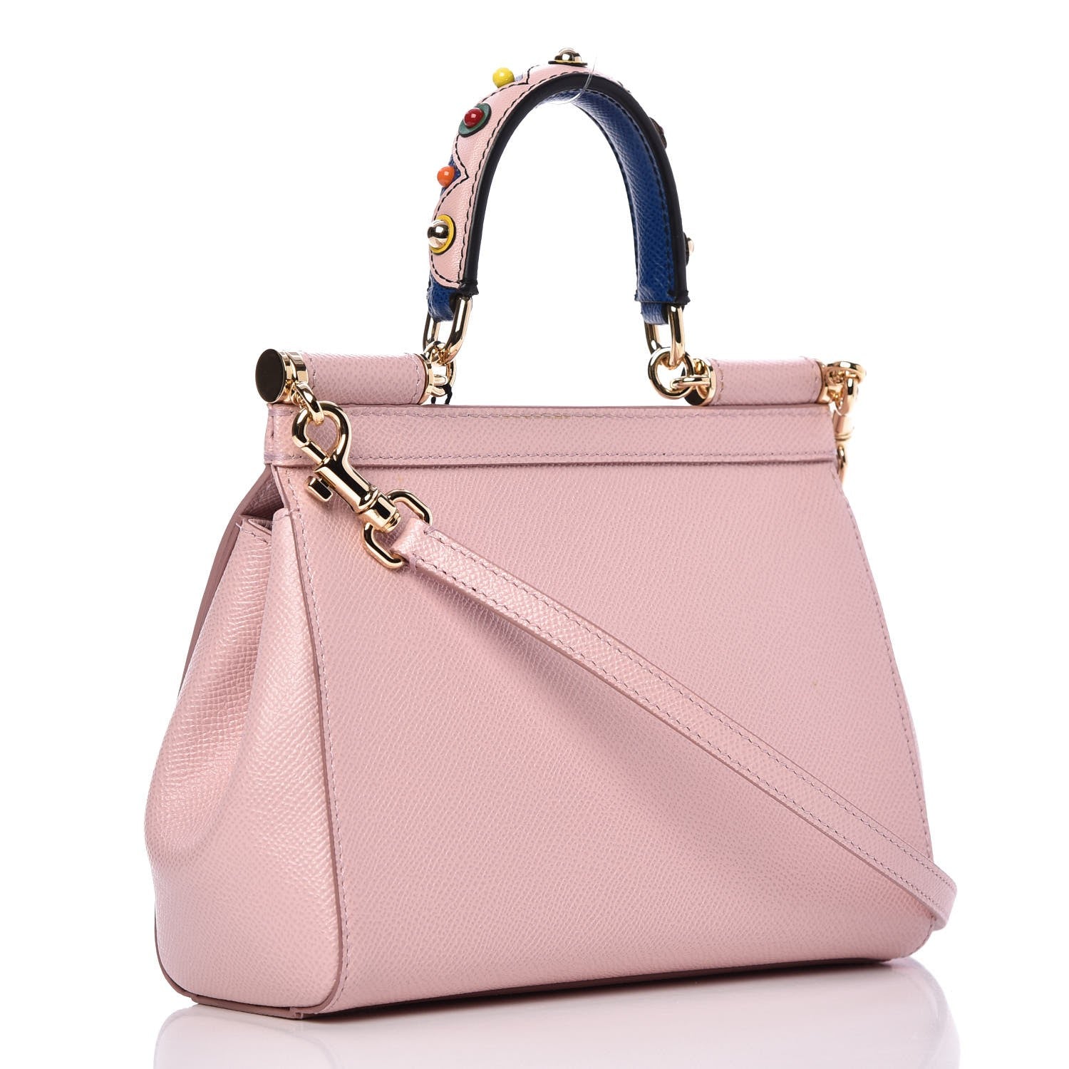 Dolce & Gabbana Dauphine Mini Miss Sicily Satchel Rosa Carne 3 of 6